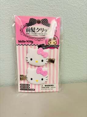 Pink Hello Kitty NWT Bang Clips